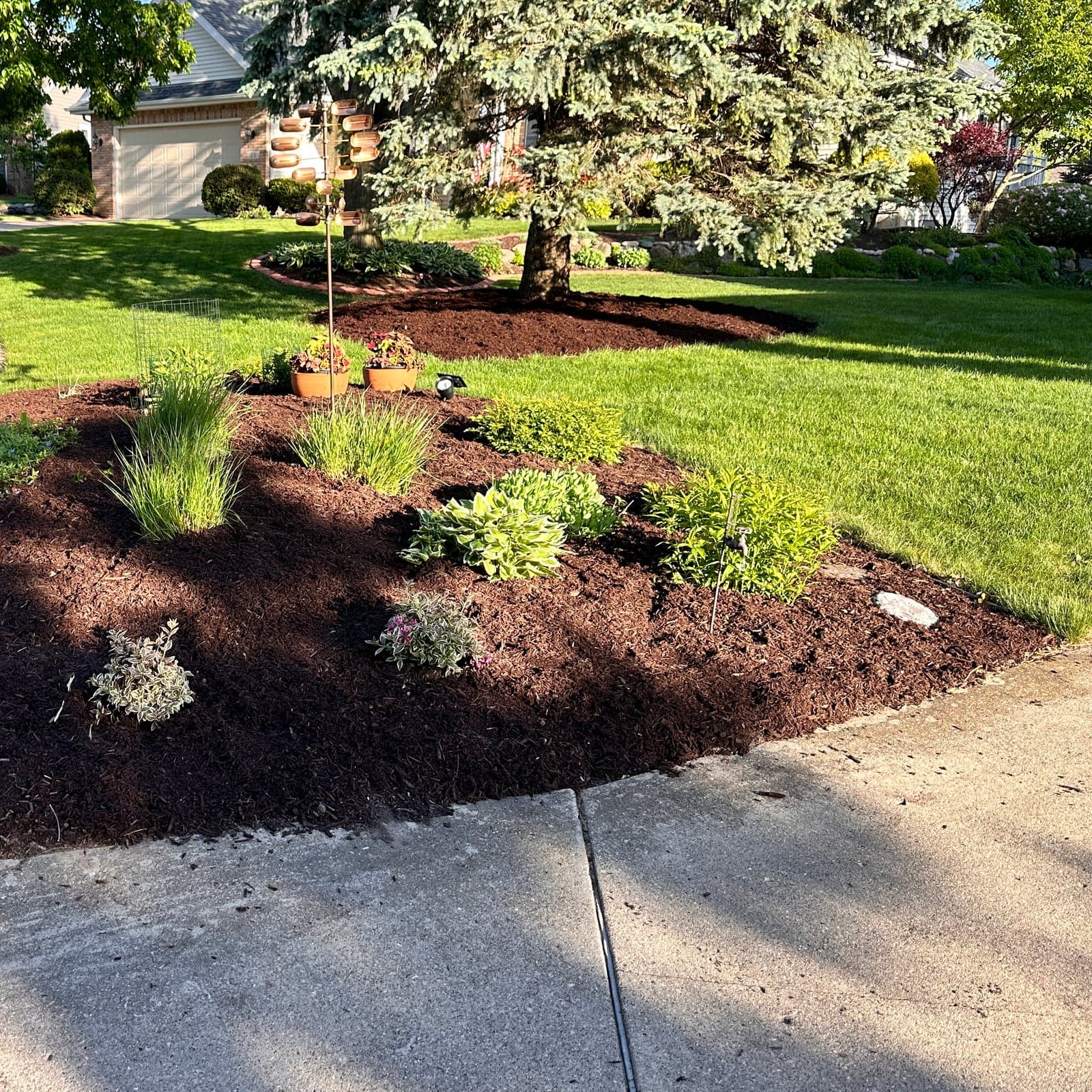 Mulching service - Professional lawn care in Madison Wisconsin by TotalGuard