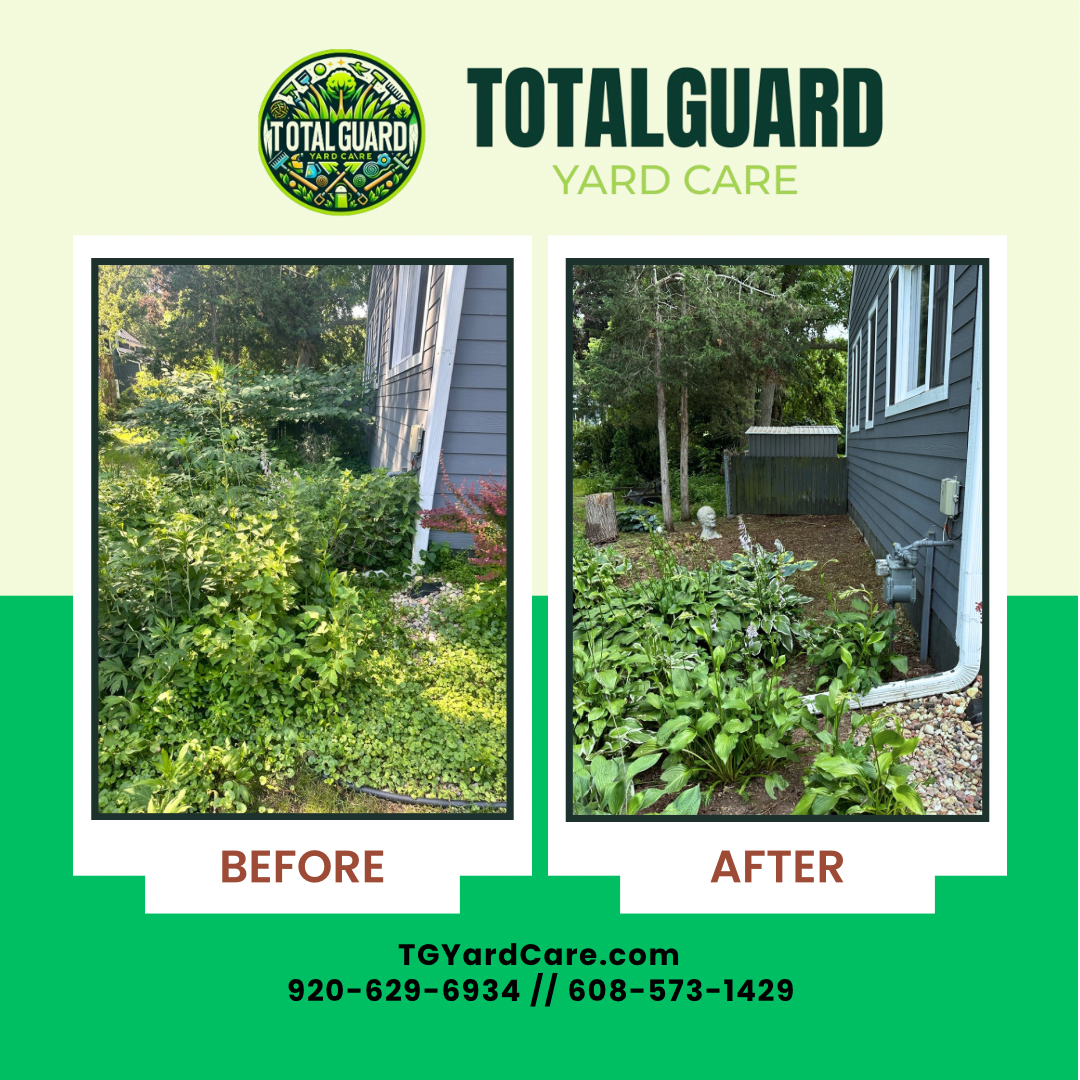 Garden Beds — Garden Bed Transformation — TotalGuard Yard Care Madison WI